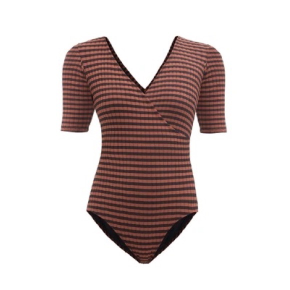 SOLID & STRIPED The Alison Swimsuit In Riad Black Rib - Picture 8 of 10